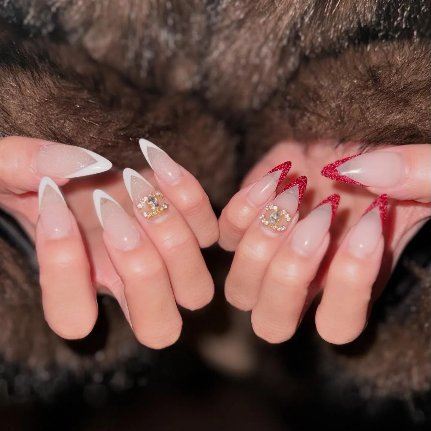 1月はお上品にフレンチネイルにしました💐